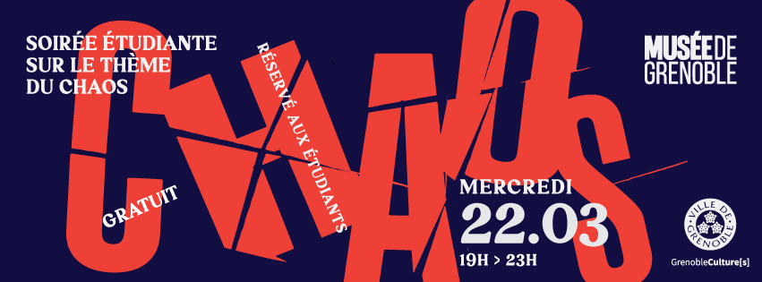 Visuel chaotique Osez le musée 2023