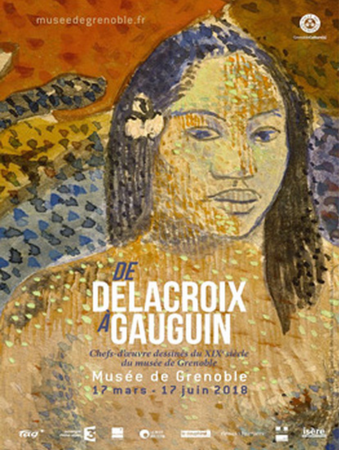 Affiche de l'exposition De Delacroix à Gauguin