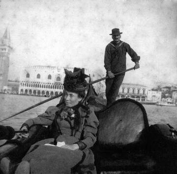 Photographie de Georgette Agutte à Venise